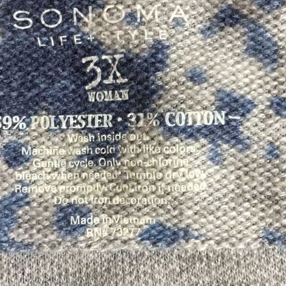 Ladies tunic style top in size 3 x large - Picture 7 of 8